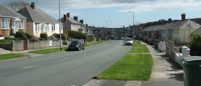 Pemros Road before, in 2010
