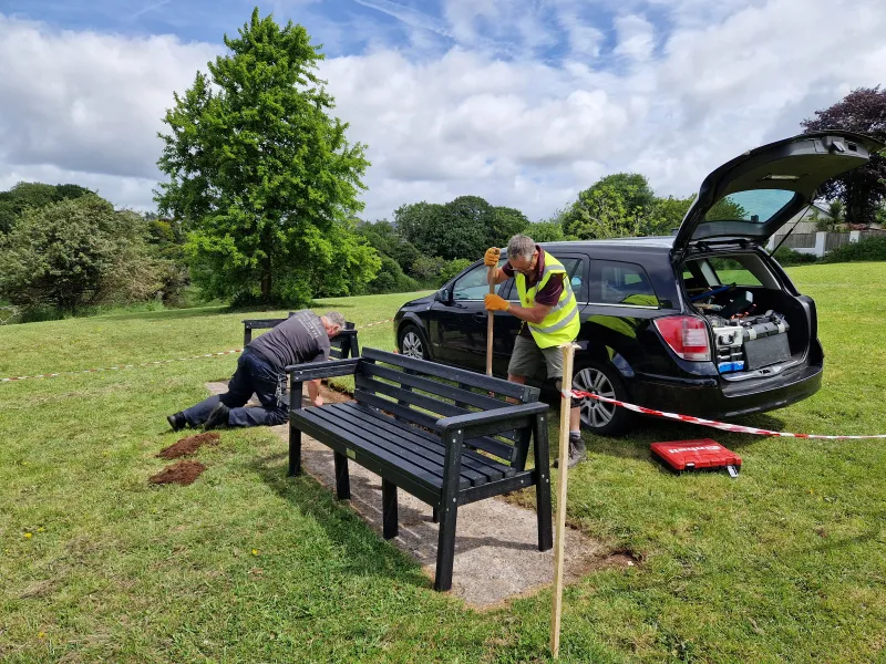 Some grass needed clearing