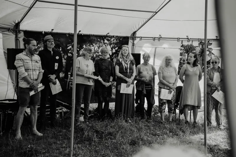 The Plymouth Climate Choir at Tree's A Crowd